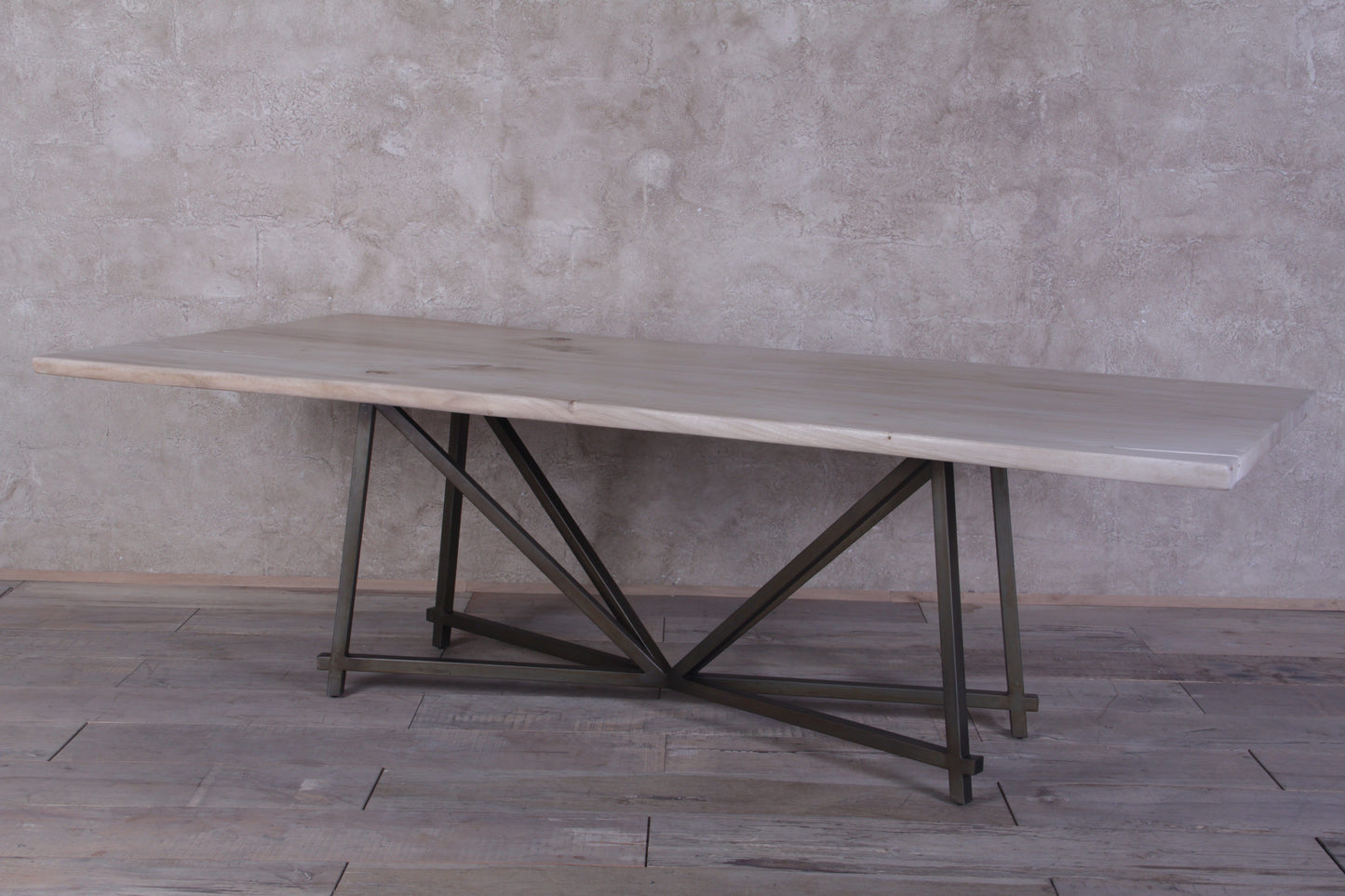 Guanacaste Bookmatched Dining Table With Nexo Base