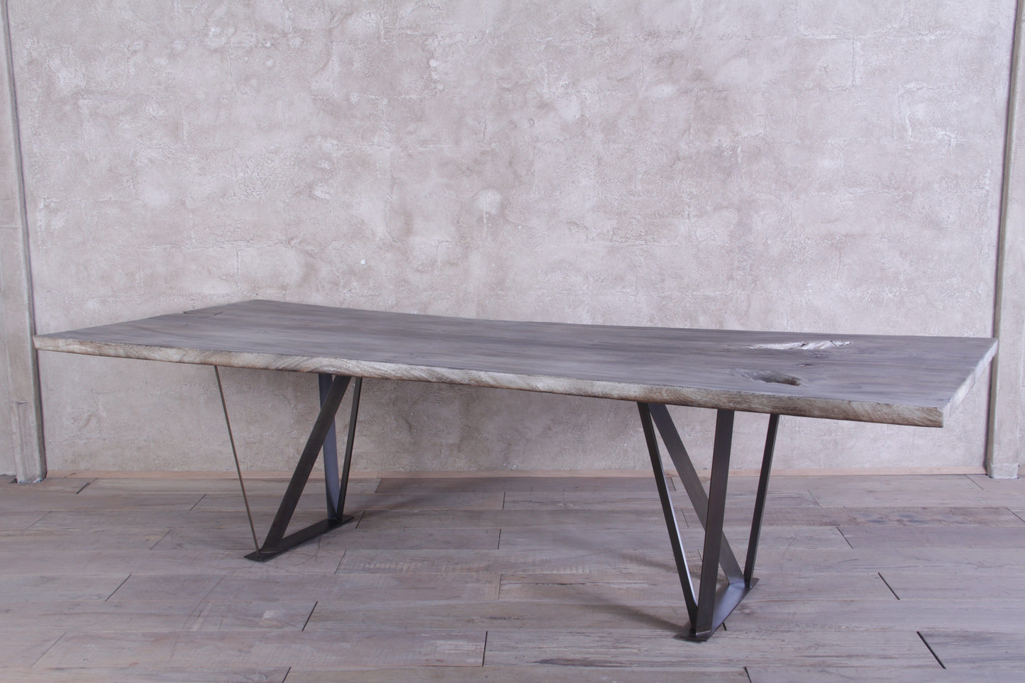 Guanacaste Bookmatched Dining Table With Placa Base