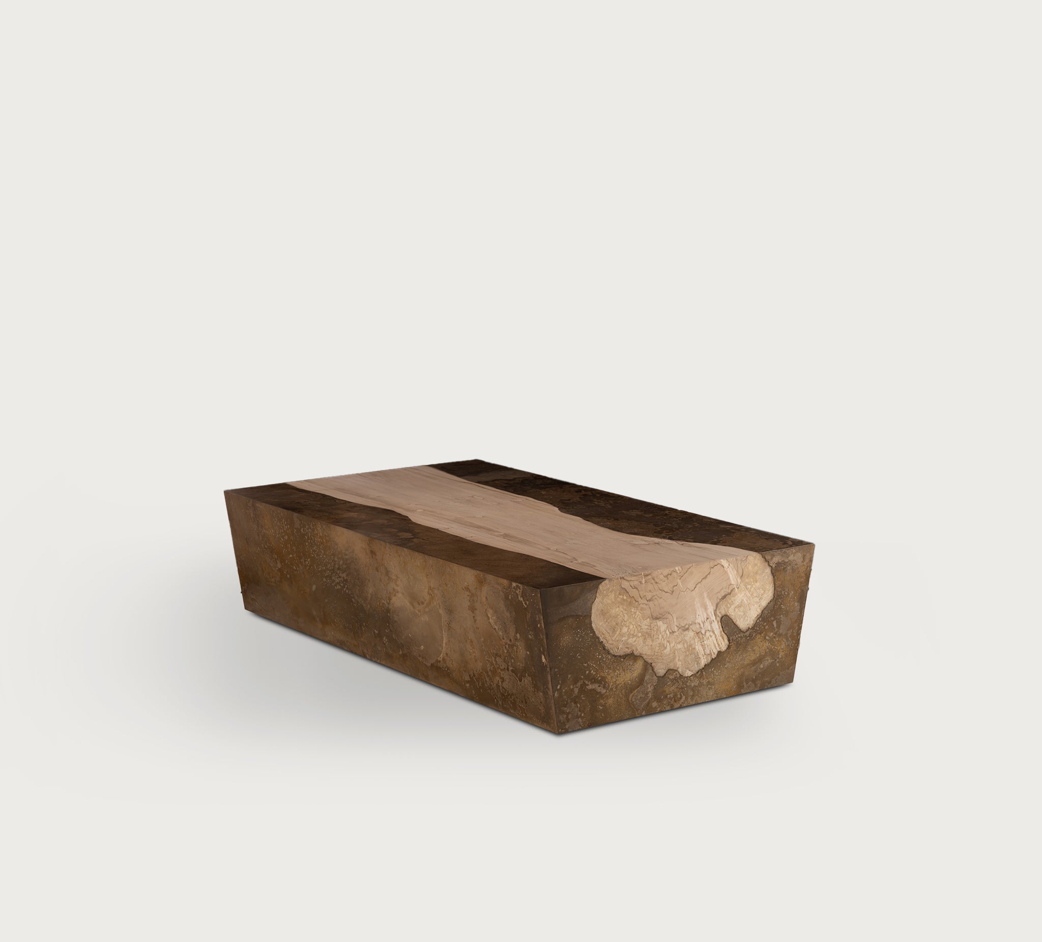 Taracea Furniture Aurum Aluminum Long Coffee Table