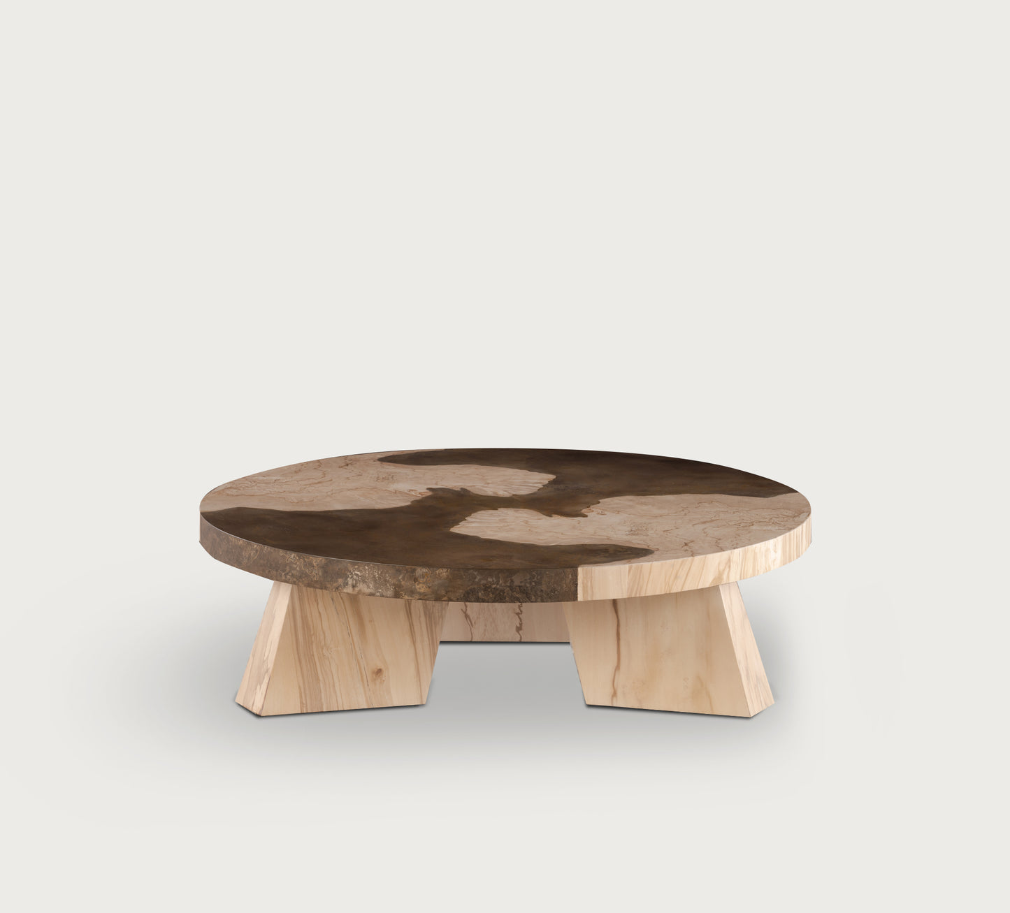 Aurum Aged Round Coffee Table