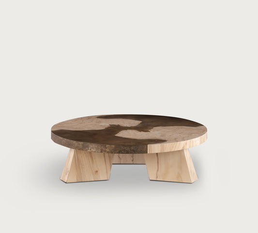 Aurum Aged Round Coffee Table