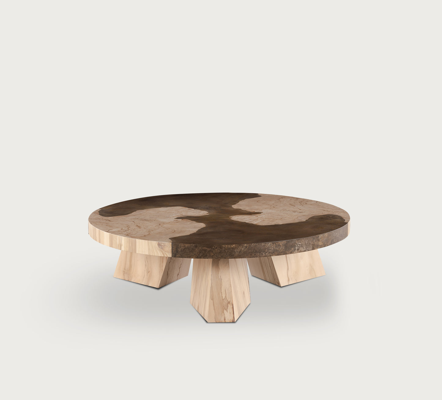 Aurum Aged Round Coffee Table