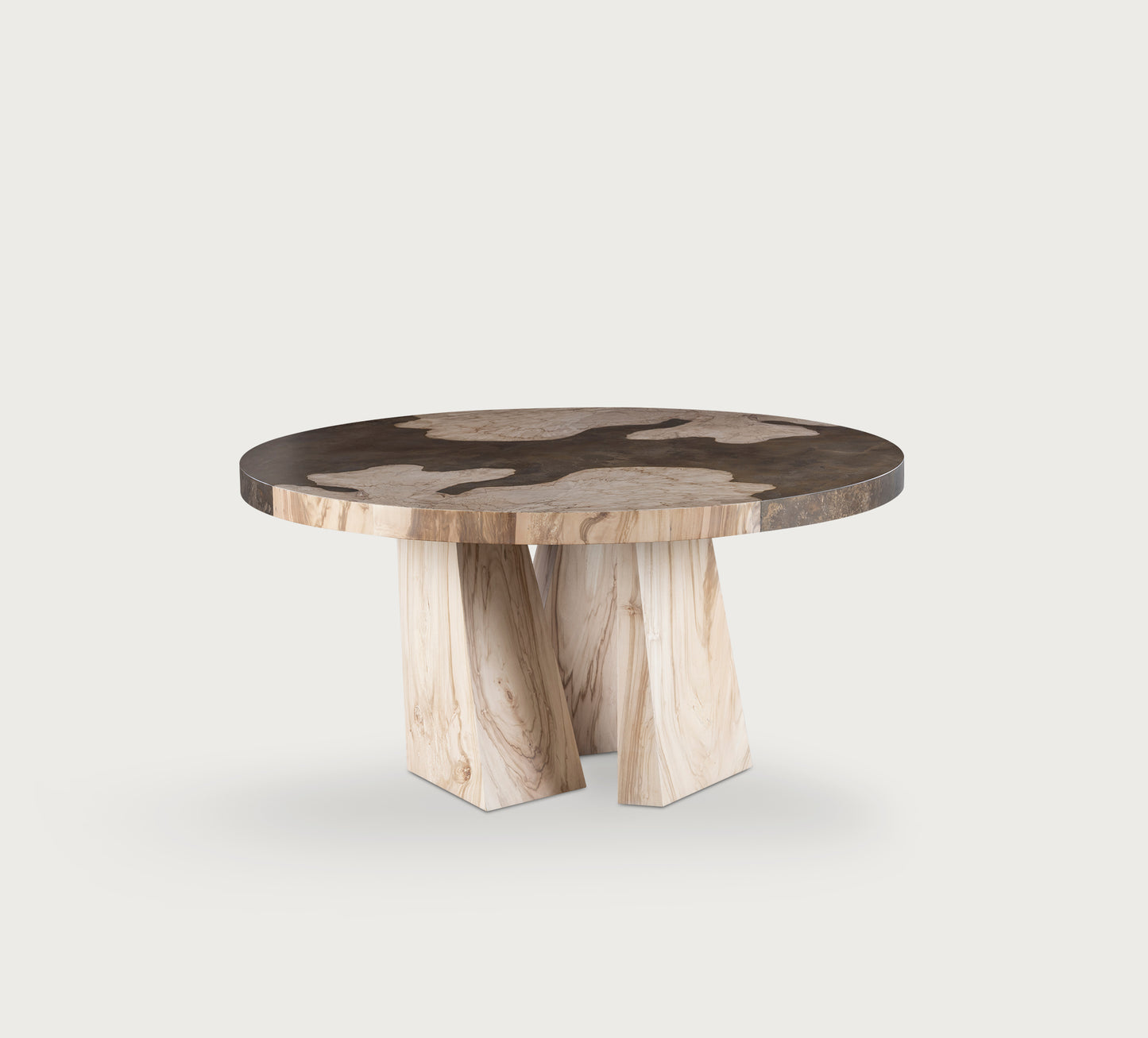 Aurum Aged Round Dining Table