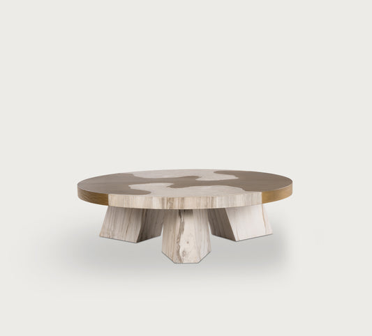 Aurum Brass Round Coffee Table