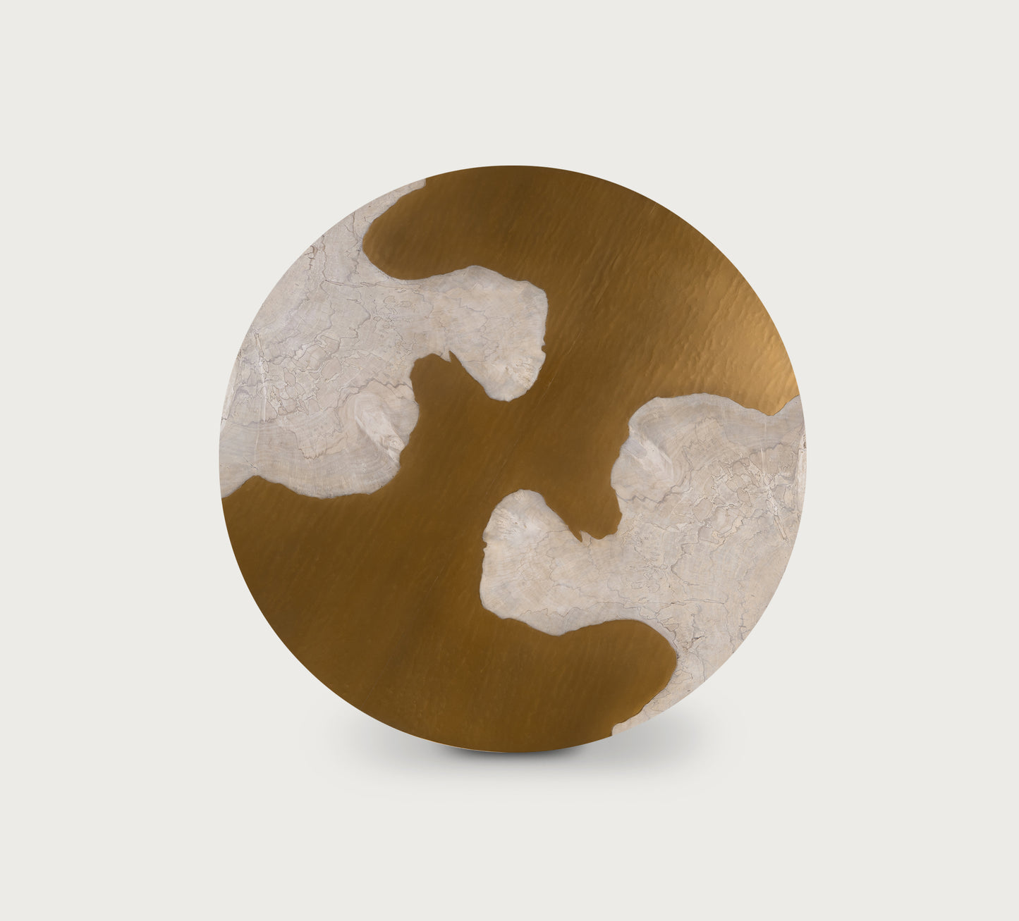 Aurum Brass Round Coffee Table