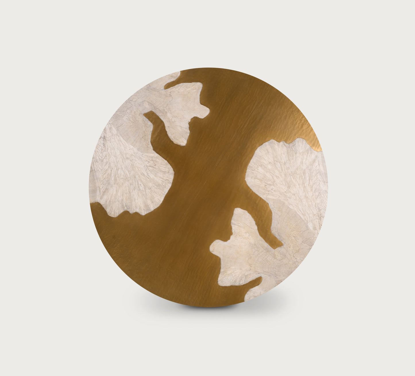 Aurum Brass Round Dining Table