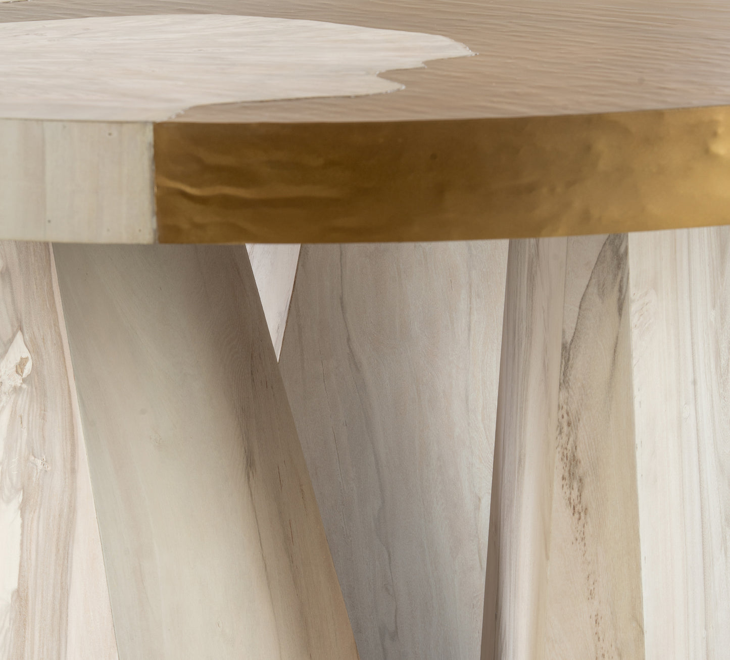 Aurum Brass Round Dining Table