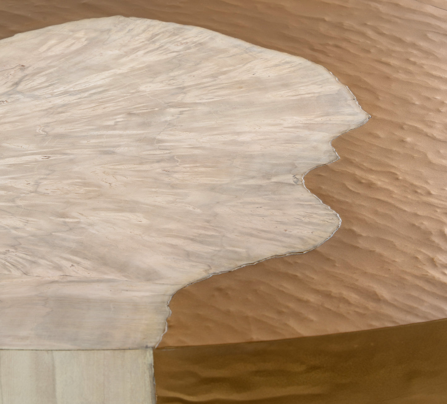 Aurum Brass Round Dining Table