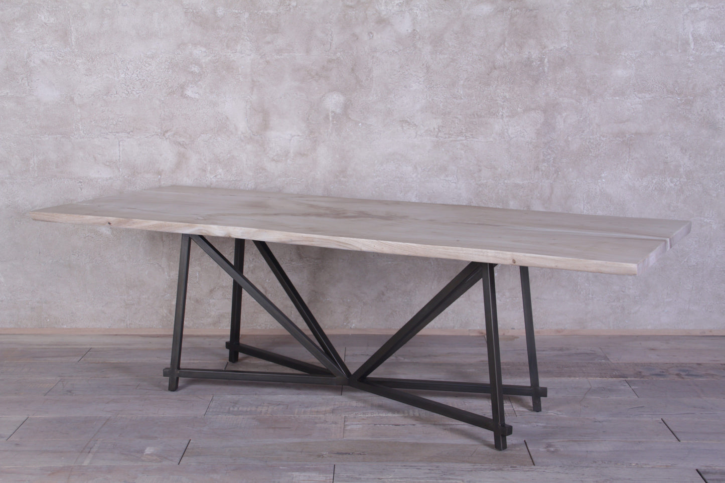 Guanacaste Bookmatched Dining Table With Nexo Base