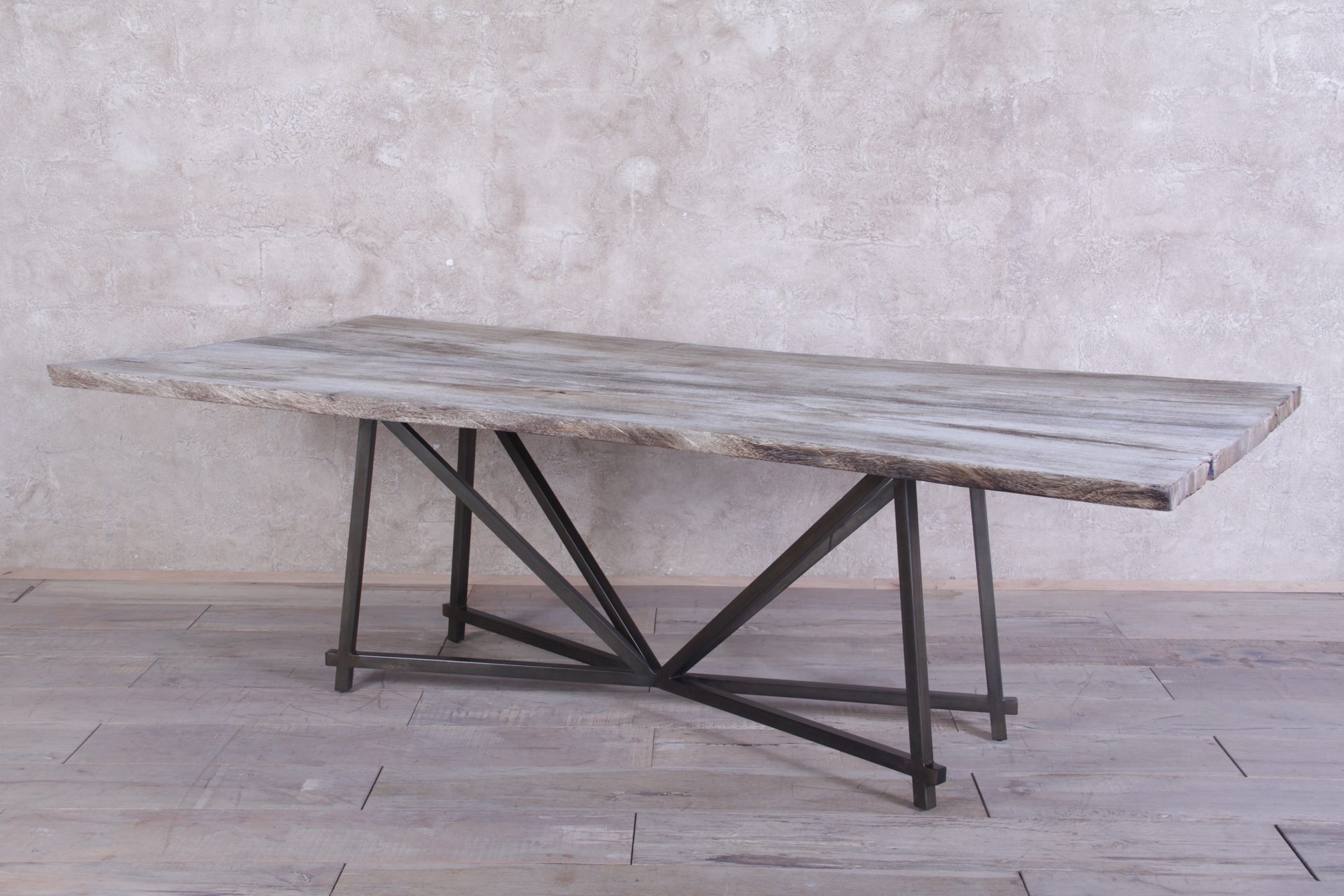 Guanacaste Bookmatched Dining Table With Nexo Base