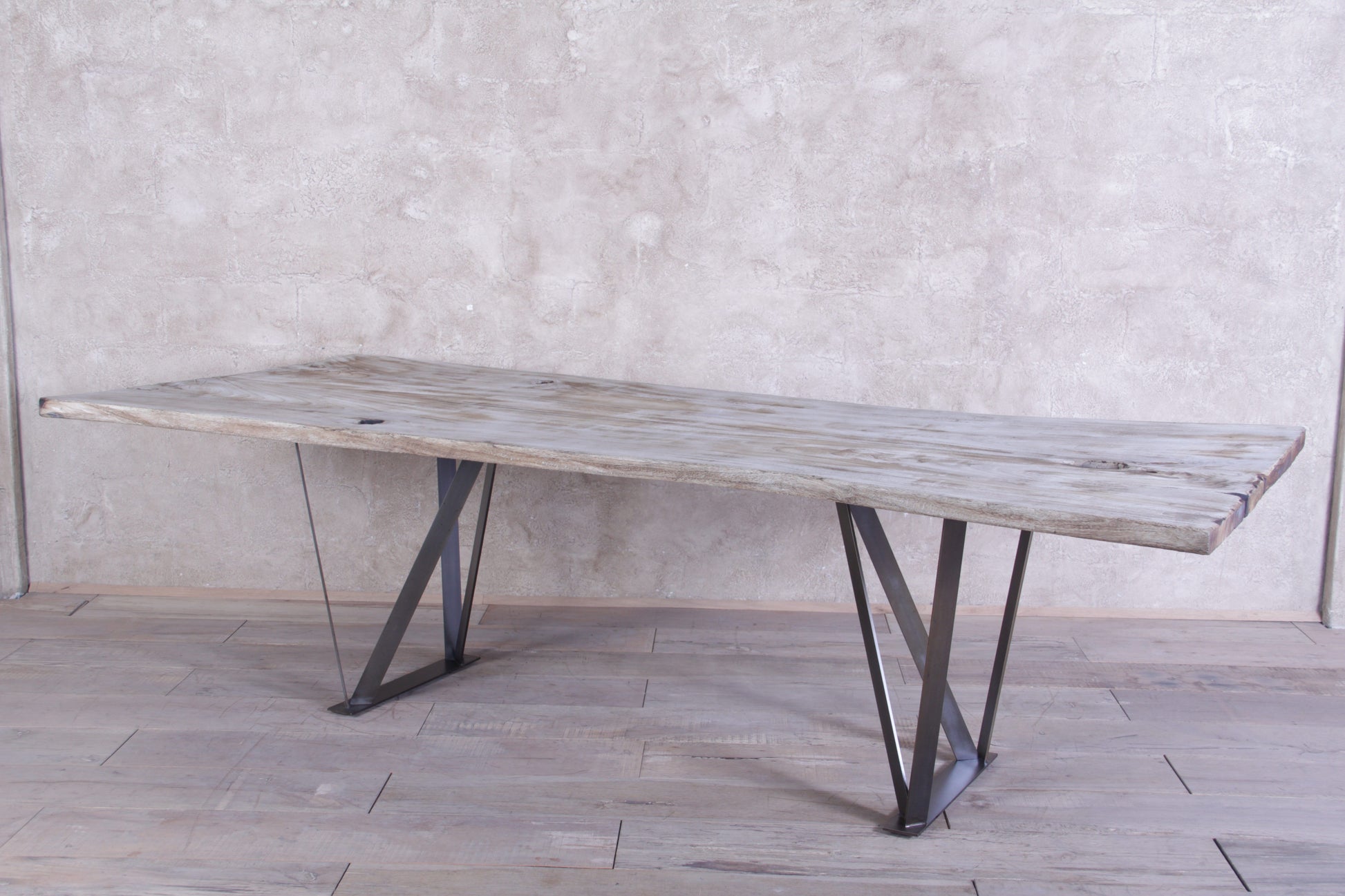 Guanacaste Bookmatched Dining Table With Placa Base