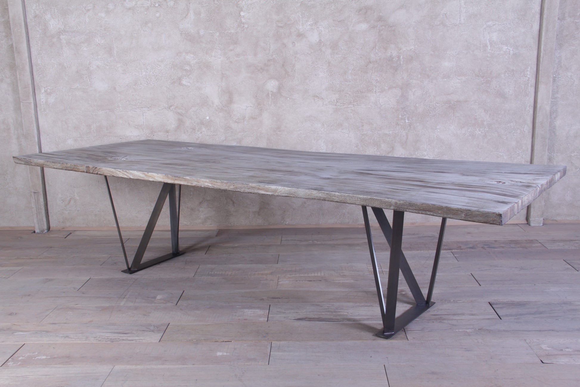 Guanacaste Bookmatched Dining Table With Placa Base