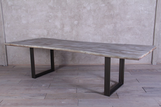 Guanacaste Bookmatched Dining Table With Sada Base